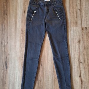 Zara Basic Z1975 Denim Womens Black Skinny Jeans Size 4